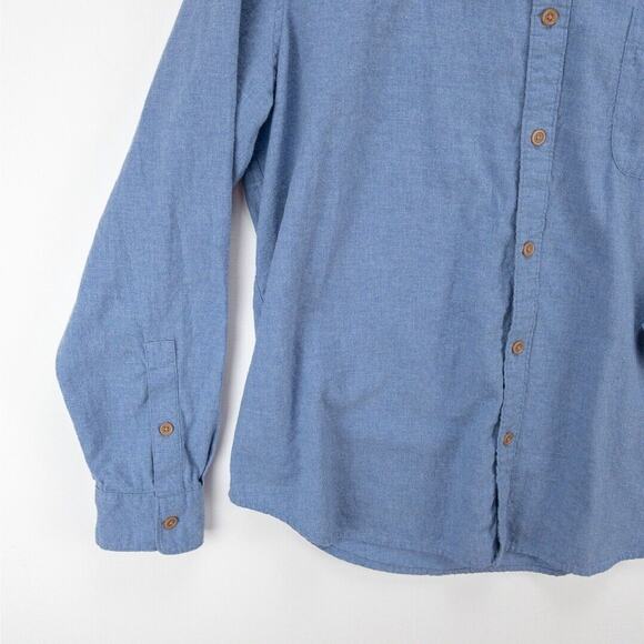 Lucky Brand Men’s 2XL Blue Soft Cotton Long Sleeve Button Down Casual Everyday - Picture 4 of 14